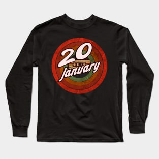 20 January Long Sleeve T-Shirt